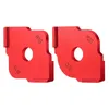 Other Power Tools Aluminum Alloy Radius Jig Router Templates QuickJig Bit for Routing Rounded Corners Set of 2 230106