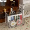 Multifunktions Transparente Kosmetische Lagerung Box Haushalt Desktop Stift Rack-Home Praktische Gadget Waren Organizer