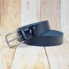 Belts Cow Leather Belt Men Black/coffee/green/white/blue/red Male Strap 3.8CM Width Men's 100-130CM Plus Size Waist