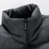 Kurtki mężczyzn Winter retro parkas płaszcz Mężczyźni Różne kolorowe bąbelek ponadwymiarowy ciepłe solidne streetwearu sztuczne zamsz na puffer 230106