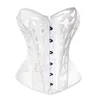 Bustiers & Corsets XS/6XL Corset Black Hollow Printed Mesh Sexy Steel Women Body Shaping Cloth