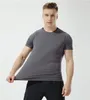 Running Jerseys 2023 Spring and Summer Men's T-shirt Ice Silk Short-Sleeved Sports Leisure Training Suit Quick Torking Top