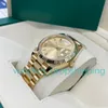 2023 Top Mens Watch 41 мм 18K Gold Roman Dial Автоматическое механическое оригинальное застежка мужские часы Daydate Президент Президент Лучшие качественные наручные часы