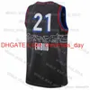 Joel Embiid Basketball Jersey 21 3 Allen Iverson 0 Tyrese Maxey Julius Erving Mens 1 James Harden Jerseys Retro City Black White 2022 2023