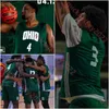 College Basketball Wears Custom Stitched Ohio Bobcats Basketball Jersey 4 Dwight Wilson III Miles Brown Ben Roderick Jaylin Hunter Devon Baker Gabe Wizintzer Olumi