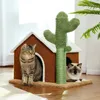 خدش الأثاث القط الخدش Post's Post Scratfer Cactus مع Condo Nest Mordern Tree Pet Play 230106