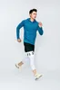 Running Jerseys Mens Fitness Sports långärmad huva tätt hoodie gym fotbollsträning kör jogging snabba andningsbara kläder