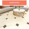 Wall Stickers Silver Gold Adhesive Floor Tile Strip Seam Foil Tape Waterproof Sealing Home Decoration 0.5/1/2 5000cm