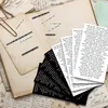 Emballage cadeau Pack de 8 petits autocollants de conversation Scrapbooking Home Window Card Papeterie Notebook Book DIY Craft Accessoires Cadeaux