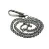 Nyckelringar rostfritt stål Vetning plånbok Jean byxor Biker Chains Chainmaille D Shackle Simple U 6mm Wire Hook Fishhook Connector