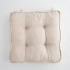 Pillow 45x45cm Home Soft Square Solid Color Seat Back Tie On Chair Sofa Car Pad Office