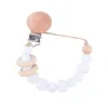 حاملي Pacifier Clips# سلسلة مشبك الطفل اسم حامل الوميض لحلمات مقاطع Sile Beads HIRDARD DIRDAY DAWNED 96 DHZGA