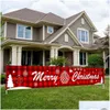 Décorations De Noël Nouveau Joyeux Bannière Pour La Maison En Plein Air Magasin Drapeau Pling Navidad Natal Décor Année 201017 Drop Delivery Garden Festiv Dhnzw