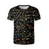 T-shirt pour femme Funny Mathematical Phys Chemical Formula Summer Street 3D Fashion O Neck Soft Oversized Math 230106