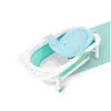 Banheira banheira assentos de banho de banho de banho de banheira de segurança suporte de segurança infantil cuidados com o chuveiro para chofl bergable sling sling malha infantil 283 h1 dhyua