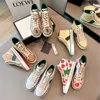 2023 Classic Designer Tennis 1977 кроссовки Canvas Luxury Shoes Beige Blue вымытый жаккардовый джинсовый дам