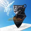 MZZ39 Breathable Ghost Skull Balaclava Motorcycle Summer Motobike Biker Face Mask Cover Neck Gaiter Bandana Ear Hanging Cycling Men