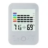 Indoor Room LCD Display Electronic Temperature Humidity Meter Digital Thermometer Hygrometer Weather Station Alarm Clock