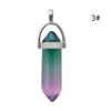 Charms Colorf Glass Zhexagon Prism Rainbow Pendant voor ketting sieraden maken vrouwen mannen groothandel drop levering bevindingen componenten Dhoky