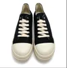 High Street Rick Orijinal Canvas Ayakkabı Düşük Erkekler Spor Sabahları Çift Ayakkabı Bağcağı Erkek Ayakkabı Sıradan Ayakkabı Katı Owens Kauçuk Tasarımcı Kadın Sneaker