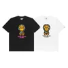 Tasarımcı Lüks maymunlar klasik erkek ve bayan tişört hip hop maymun deseni Top yaz nefes alabilen çok yönlü cadde trend tişört