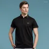 Men's Polos High Quality 2023 Summer Embroidered Casual Business Clothing Men's Top Polo Shirt 839