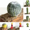 Flores decorativas grinaldas 1pc Plantas de simta￧￣o criativa paisagem diy cactus jardim v￭vido sucentas casamentos em casa decors dhav4