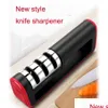 Sharpeners Kitchenware Accessories Stainless Steel Professional Kitchen Knife Sharpen Hine Mtifunction Plastic Handle Sharpener Dh05 Dhfkt