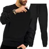 Tute da uomo Intimo termico Pantaloni da tasca per abbigliamento sportivo da corsa con cappuccio Pantaloni da tasca casual di alta qualità