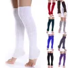 Femmes chaussettes bonneterie 1 paire femme hommes longs bas fleurs tricot étape pied hiver chaud bas mode