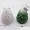 Hantverksverktyg Moe Sile Bougie Candle Moldes Silikon Form Para Velas Forma Silikonowa Making Pine Cone Shape Decoration Drop Delivery H DHVQJ