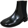 Kleidschuhe A03 Herren Casual Split Toe Flache Stiefel Mikrofaser Designer Mann Slip On Male Tabi Man's Patent 230106