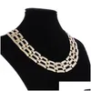 Chokers Fashion Classics Sieraden Vintage Gold Sier Pendant Necklace for Woman Nieuwe kettingen Hangers Drop levering Dhs8d