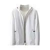 Men's Jackets Spring 2023 Single Layer Solid Color Hoodie Fashion Wrinkle Resistant Silk Slip Thin Jacket Youth Sunscreen