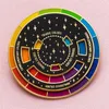 Spille La tavolozza dei colori originale Spilla Designer Card Pin smaltato Distintivo visivo Gioielli regalo