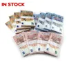 2022 Новый фальшивый день банкнот 5 20 50 100 200 200 долларов США евро реалистичные игрушечные бор