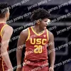 대학 농구 착용 NCAA USC 트로이 목마 농구 유니폼 Evan Mobley Boogie Ellis Chevez Goodwin Isaiah Mobley Drew Peterson Boubacar Coulibaly Max Agbonkpolo