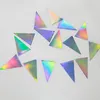 Party Decoration Dazzling Color Banner Garland Birthday Bunting Pennant Baby Shower Wedding Flags Decor Year Christmas Supplies