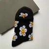 Women Socks Cartoon Sunflower Short Cotton Girls Korean Preppy Style Söt Flower Spring Summer Japanese Harajuku Sokken1