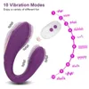 Güzellik Ürünleri Kablosuz Vibratörler U-şekilli Yumurta Kadınlar Giyilebilir Külot Dildo G Spot Klitoris Stimülatörü Çift Uzaktan Kumanda Seksi Aldult Oyuncaklar