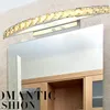 Lampade da parete 540mm LED Mirror Light Crystal Bagno 15W Sconce Lampada su camera da letto Toilette Trucco Illuminazione WY428