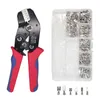 Andra handverktyg SN58B Wire Terminal Crimping Plier Kit Malefemale Spade Connectors 02515mm2 Automatisk Ratcheting Crimper Tool 230106