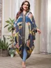 Plus Size Dresses TOLEEN Women Large Elegant Maxi 2023 Ethnic Abaya Boho Oversized Muslim Turkey Party Evening Festival Clothing