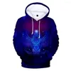 Heren Hoodies 2023 Classic 12 Zodiac Signs Ram Hoodie Sweatshirt Men/Women Constellation 3D Hoody Clothing Print Casual Full