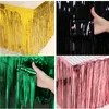 Table Skirt 275x75 Cm Glitter Party Decoration Foil Fringe Metallic Tinsel Wedding Birthday