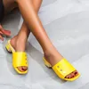Tofflor sommarskor kvinnor strass lågklackad komfort dam sandaler öppen tå all-match kvinnlig sandalias chaussure femme