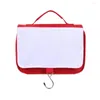 Cosmetic Bags Personalized Custom Travel Hook Wash Bag Sublimation Blanks Hanging Toiletry With