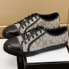 Luxe designer Heren Leisure Sportschoenen Stoffen met canvas en leer Een verscheidenheid aan comfortabel materiaal MKJKKK000062601