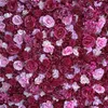 زهور الزهور الزهور أكاليل 60 سم زهرة الحرير الوردة الكوبية التوت الاصطناعي لزخارف المنزل جدار الزفاف الرومانسية خلفية ديكوردوكورا