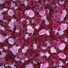 Dekorativa blommor kransar 60 cm silke blomma ros hydrangea bär konstgjorda för heminredning vägg romantisk bröllop bakgrund dekorera